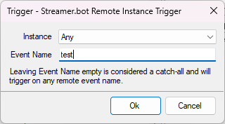 Remote Instance Trigger