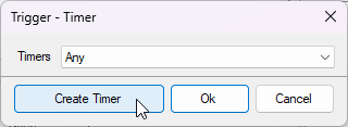 Create Trigger Dialog