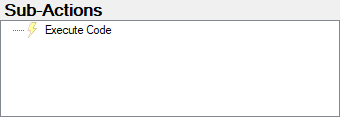 Sub-Actions Pane