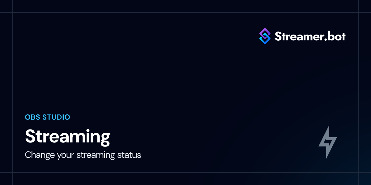Streaming | Streamer.bot Docs