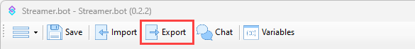 Export Button