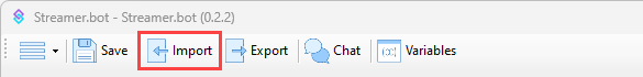 Import Button