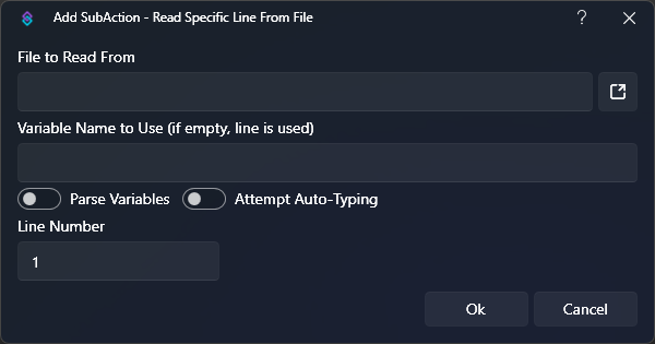 Read Specific Line From File Dialog