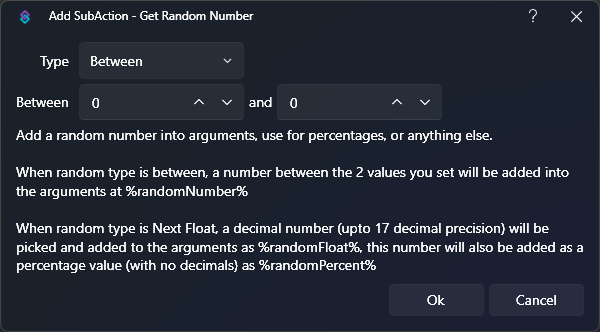 Get Random Number Dialog