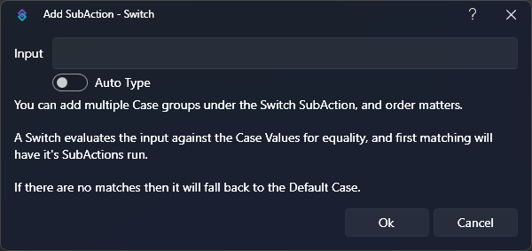 Switch Dialog