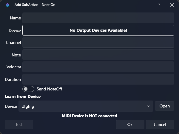 Note On Dialog