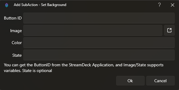 Set Background Dialog