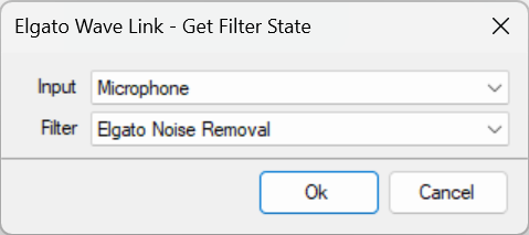 Get Filter State Dialog