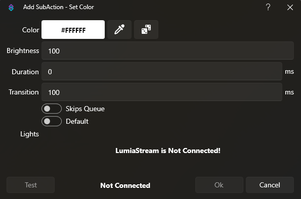 Set Color Dialog