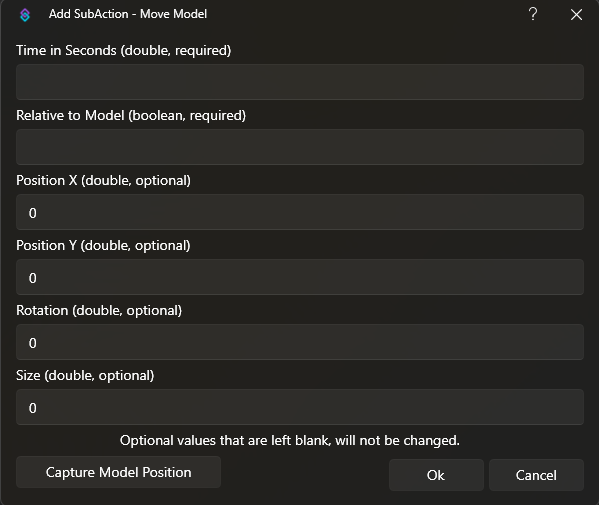 Move Model Dialog