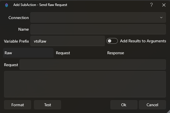Send Raw Request Dialog