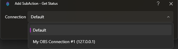Get Status Dialog