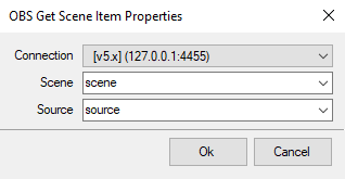 Get Scene Item Properties Dialog