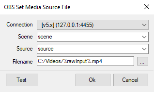 Set Media Source File Dialog