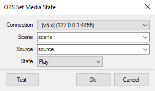 Set Media State Dialog