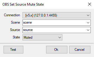 Set Source Mute State Dialog