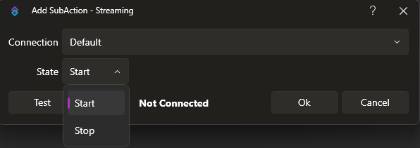 Streaming Dialog