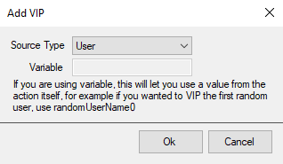 Add VIP Dialog