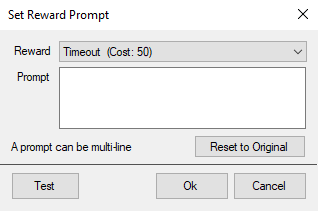 Set Prompt Dialog
