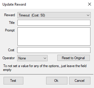 Update Dialog