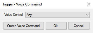 Command Trigger Dialog