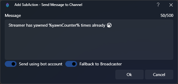 Counter Message