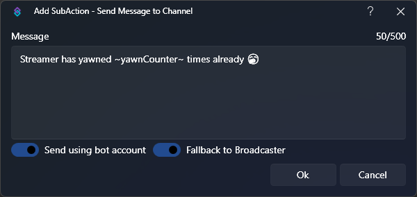 Counter Variant 2 Message