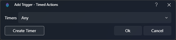 Create Trigger Dialog